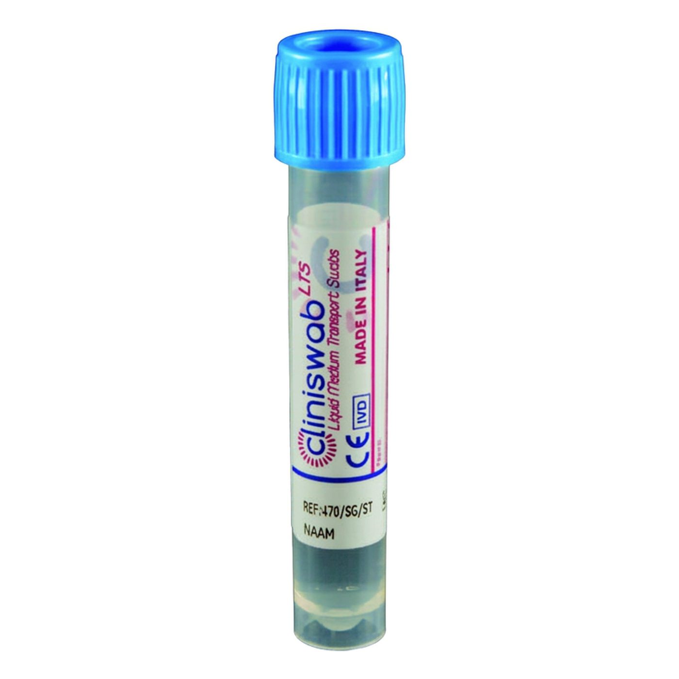 Abstrichsystem, NAAM, flocked, Fine Tip, 1ml,