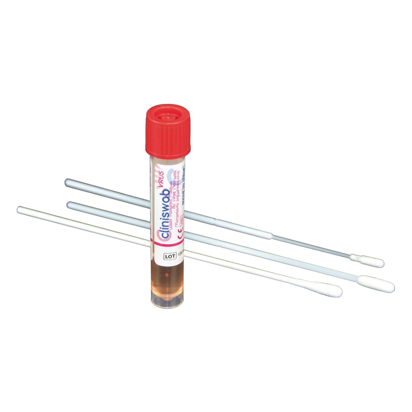 Virus, 3ml, flocked, kleiner Kopf