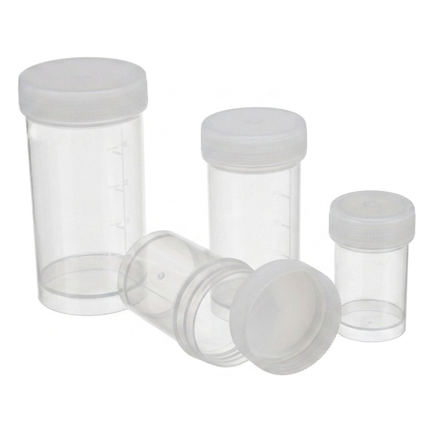 Kunststoffschraubdose 35ml, natur Schraubverschluss