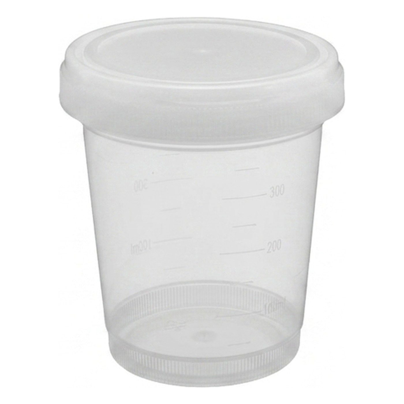Kunststoffschraubdose 500ml, Schraubverschluss natur