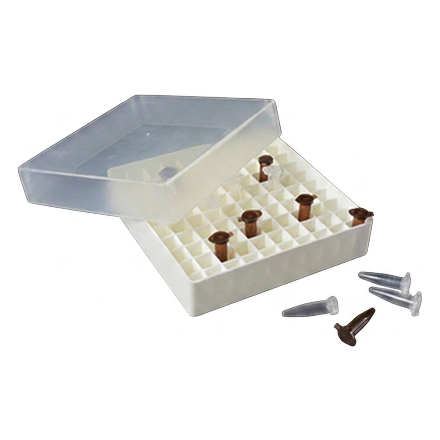 Aufbewahrungsbox für 100 Mikroröhrchen 0,5 ml