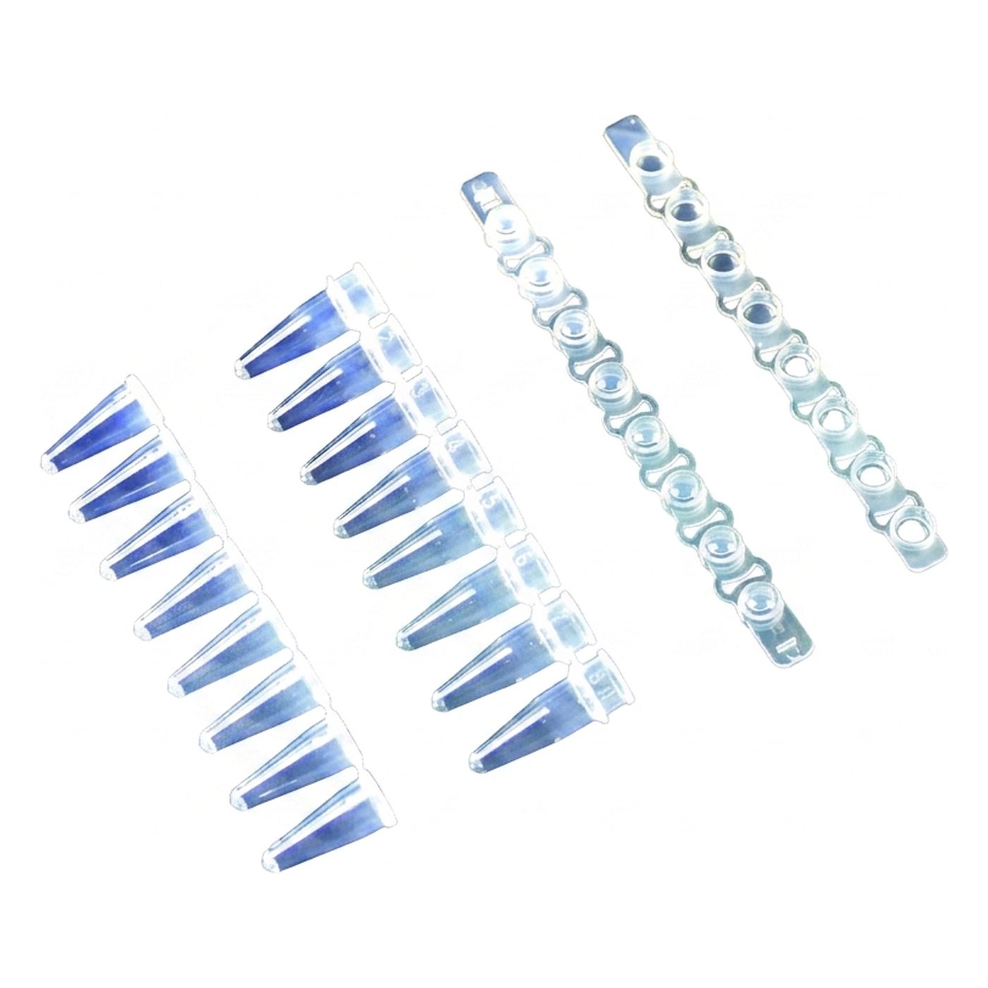 0,1 ml PCR-Gefäß, 8er Kette