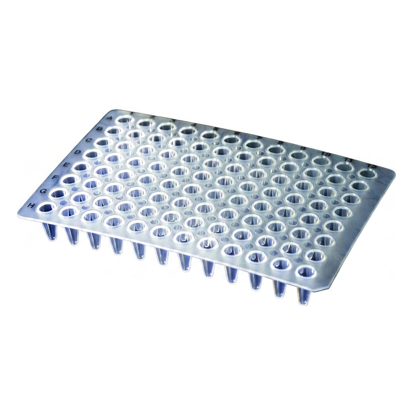 200 µl PCR-Platte ohne Rand, 96 Well, Low-Profile