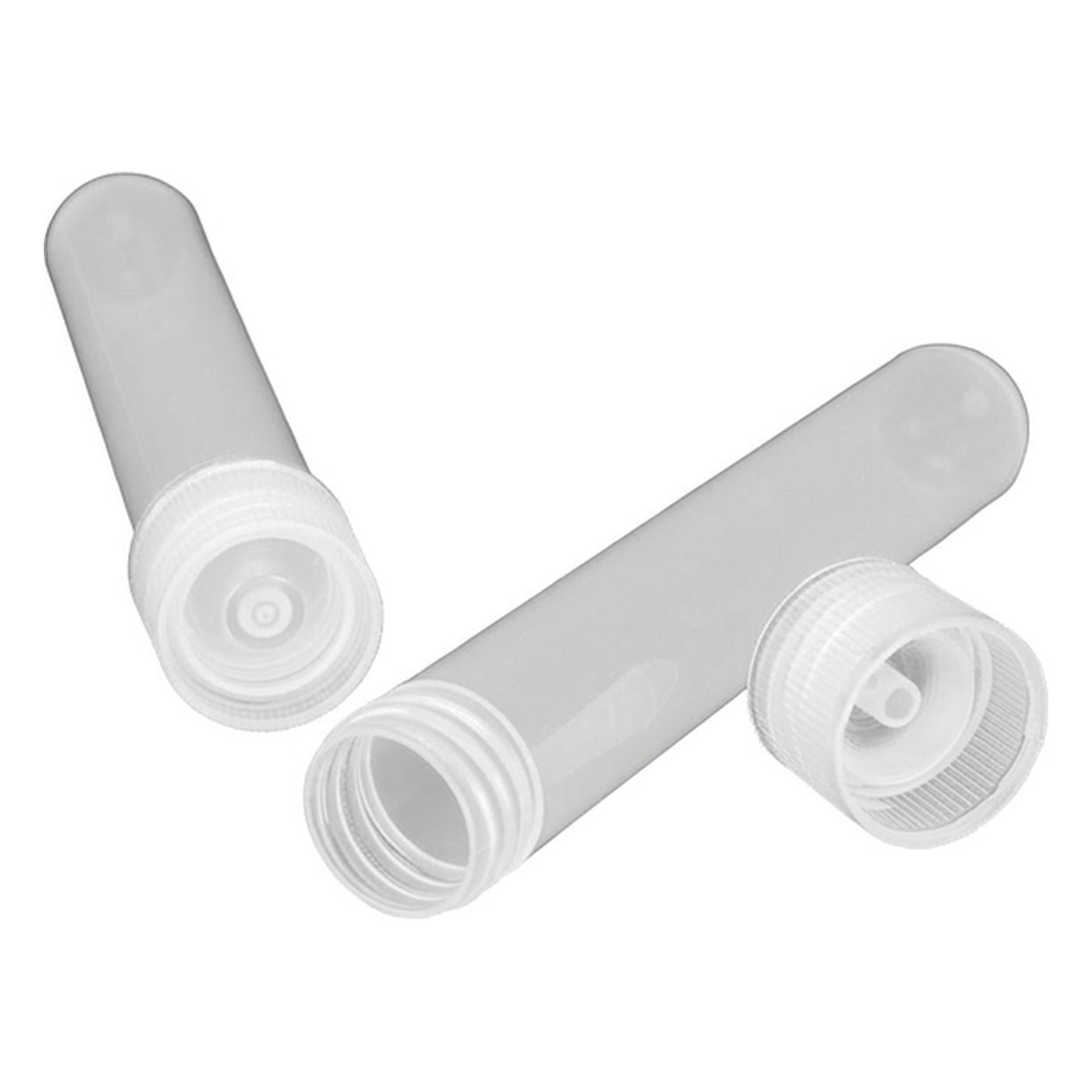 Probengefäß, 12ml, Rundboden, natur Deckel, STERIL