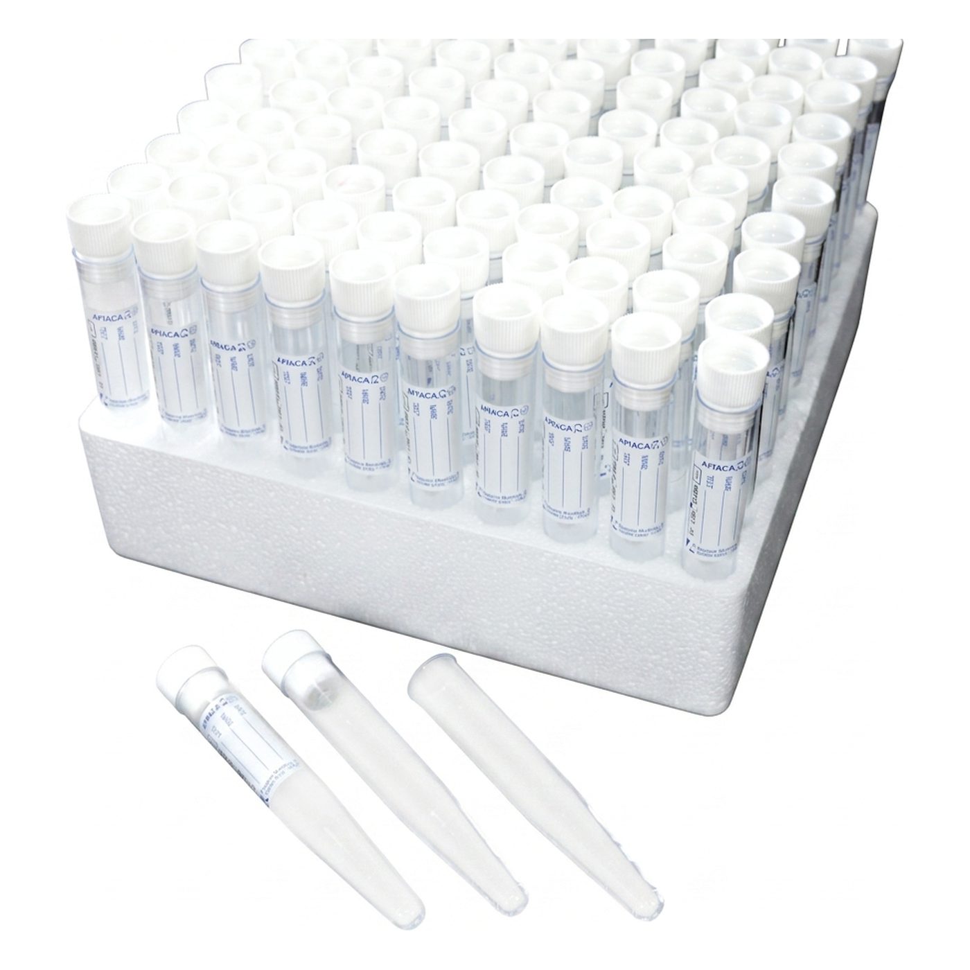 Urin-Röhre, Automat geeignet, PS, 10ml, ohne Stopfen
