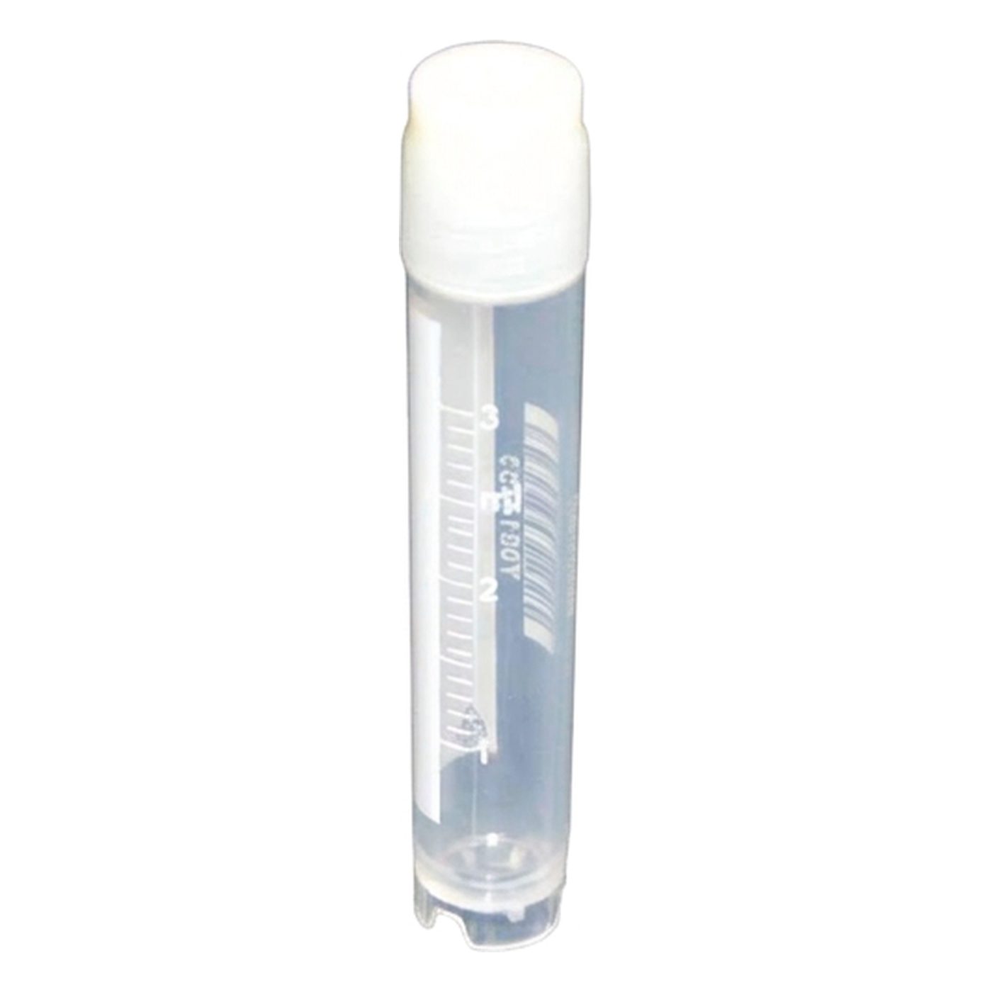 Kryoröhrchen mit Deckel (Außengewinde), 3 ml, Stehboden, steril