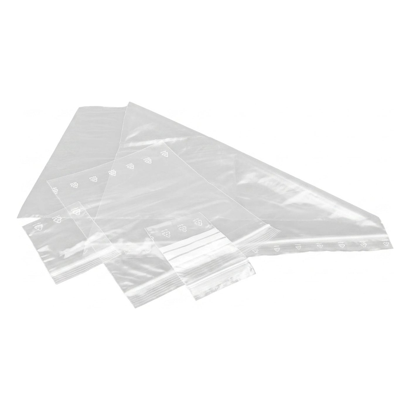 Druckverschlussbeutel transparent, 180x250mm